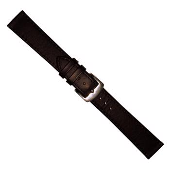 Brun Rochet ko læderurrem i bredderne 8-22 mm, 180-195 mm lang og med enten sølv eller guld spænde